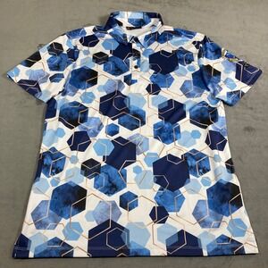 Yatta golf polo shirt men's size M preowned with club logo